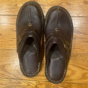Born open back clogs